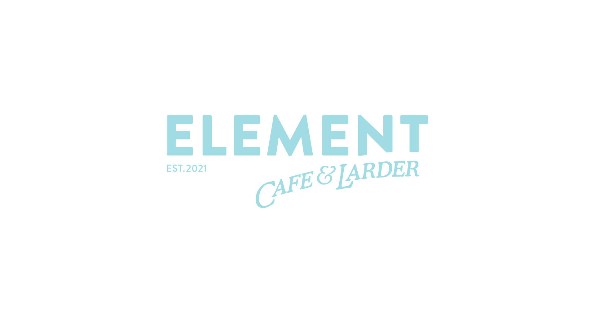 Element Cafe and Larder Logo Design - Saunders Design Group