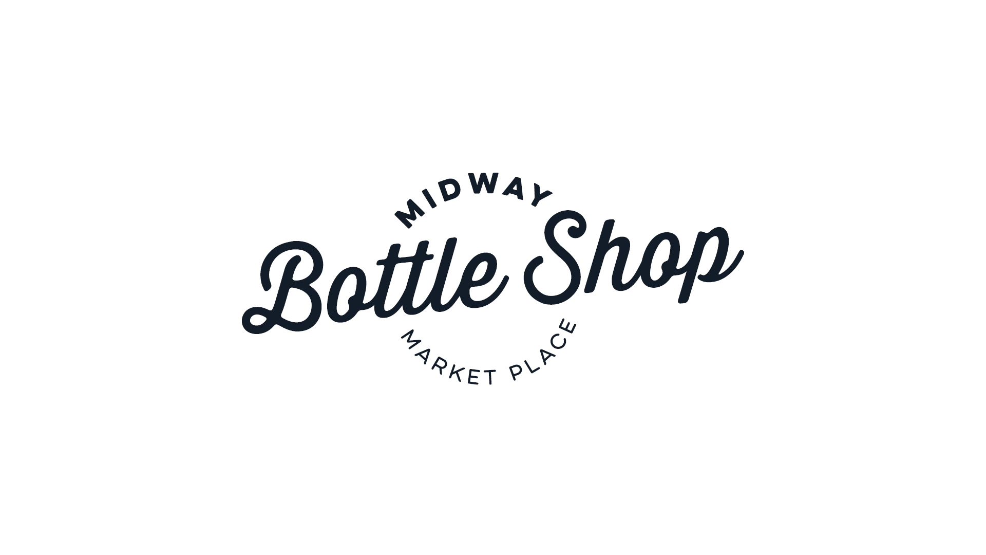 Midway Market Place Bottleshop Logo and Brand Design - Saunders Design Group