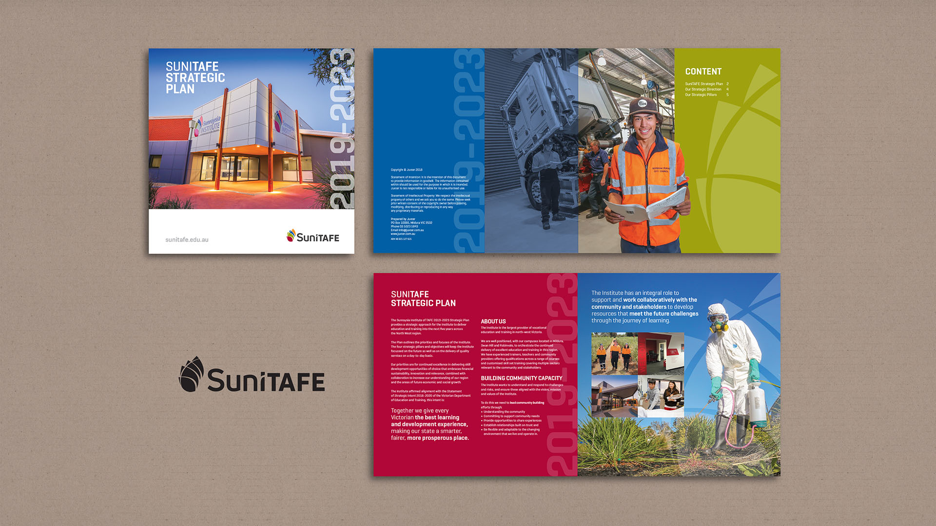 SuniTAFE Print Publications - Saunders Design Group