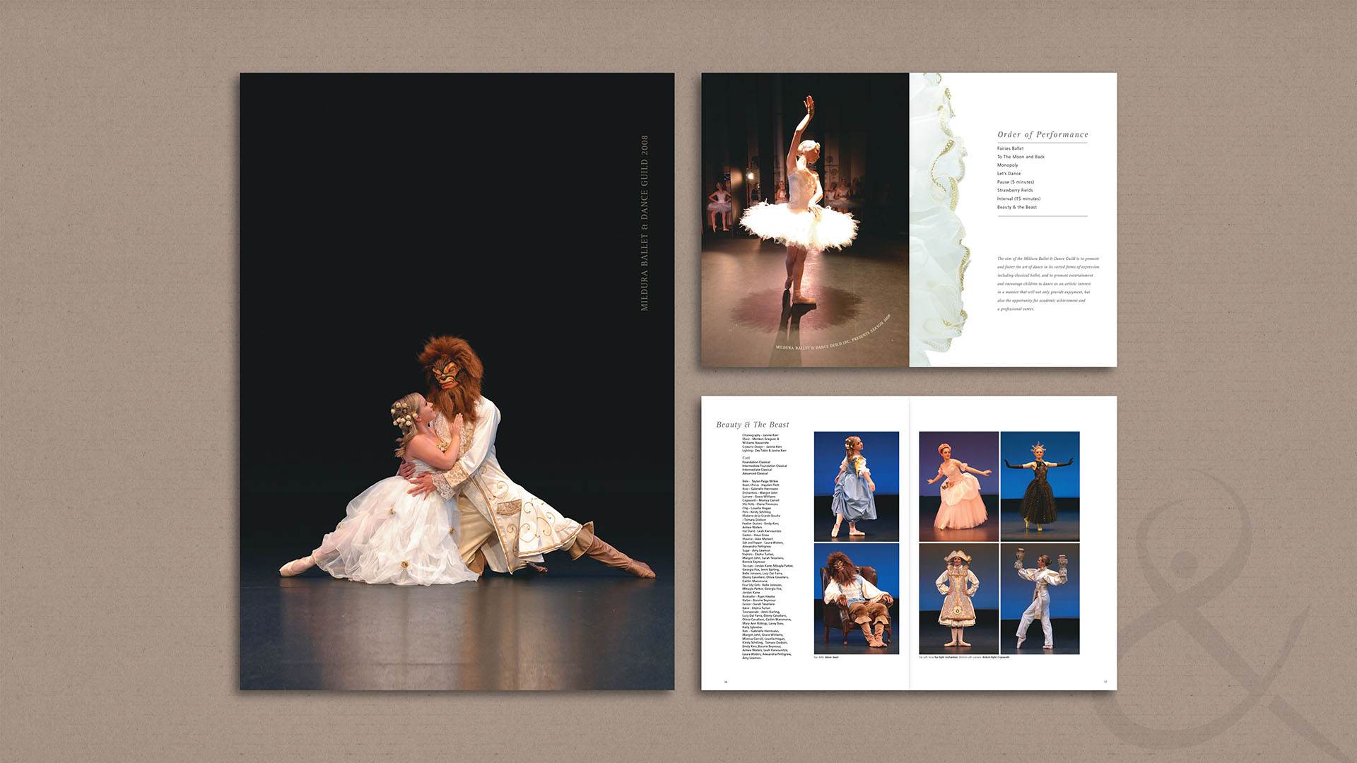 Mildura Ballet and Dance Guild Program Design - Saunders Design Group