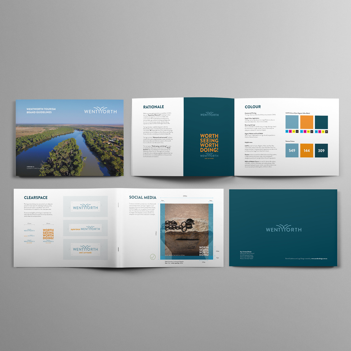 Wentworth Tourism - Brand Identity - Saunders Design Group